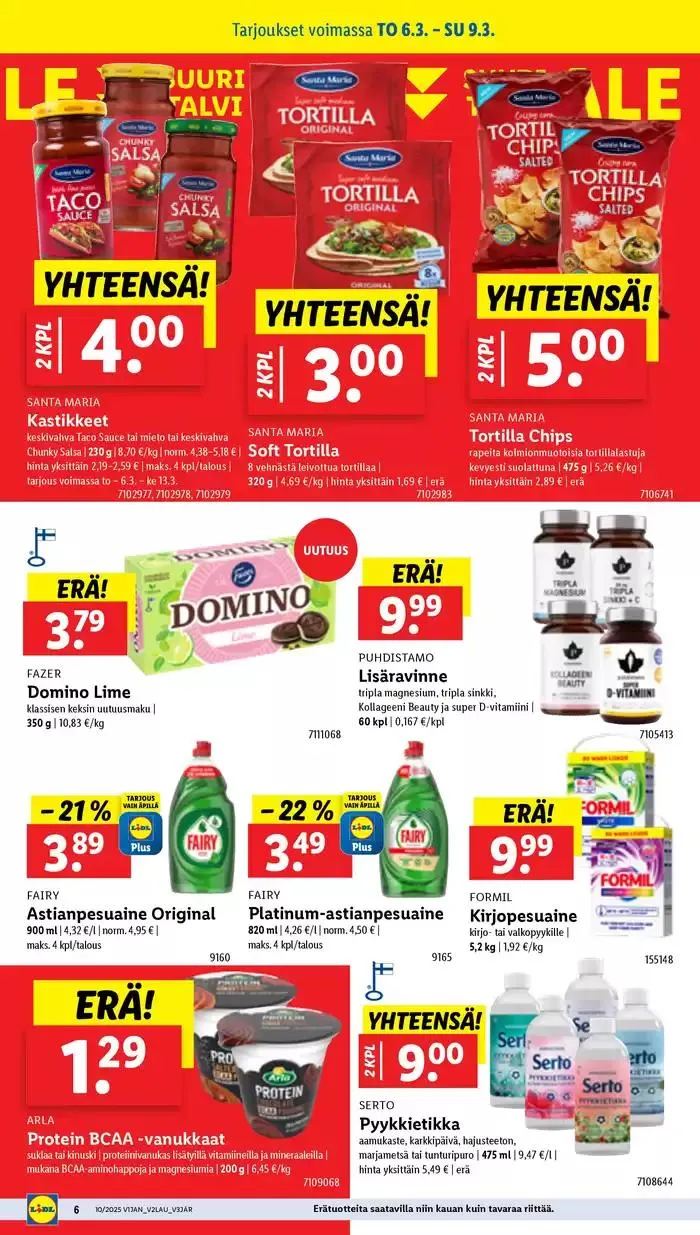 Houkuttelevia erikoistarjouksia kaikille voimassa alkaen 3. maaliskuuta - 12. maaliskuuta 2025 - Tarjouslehti sivu 8