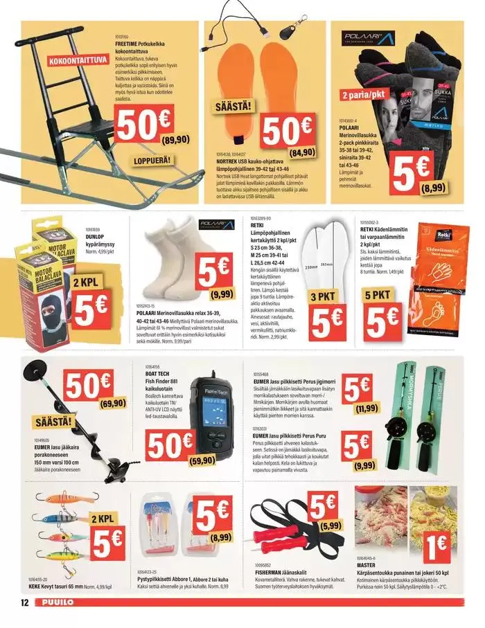 Puuilo tarjoukset voimassa alkaen 5. maaliskuuta - 16. maaliskuuta 2025 - Tarjouslehti sivu 12