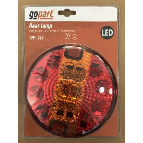 MR-tuote led-takavalo pyöreä 12/24V