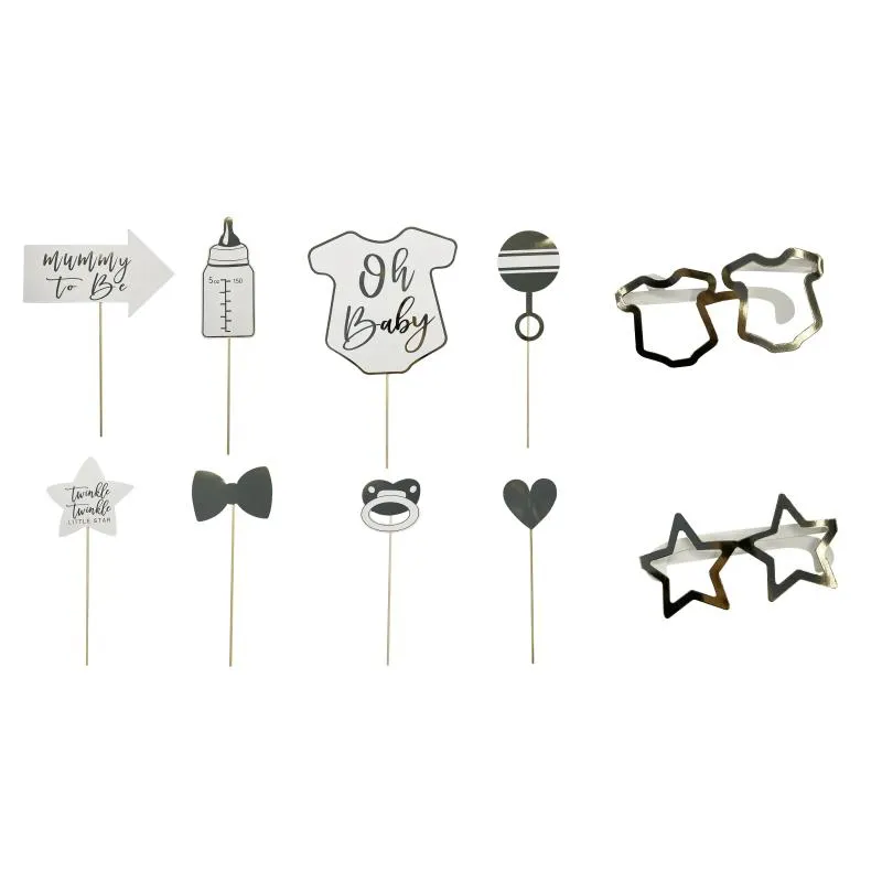 Kuvakoriste Let's Party 10 kpl Oh Baby