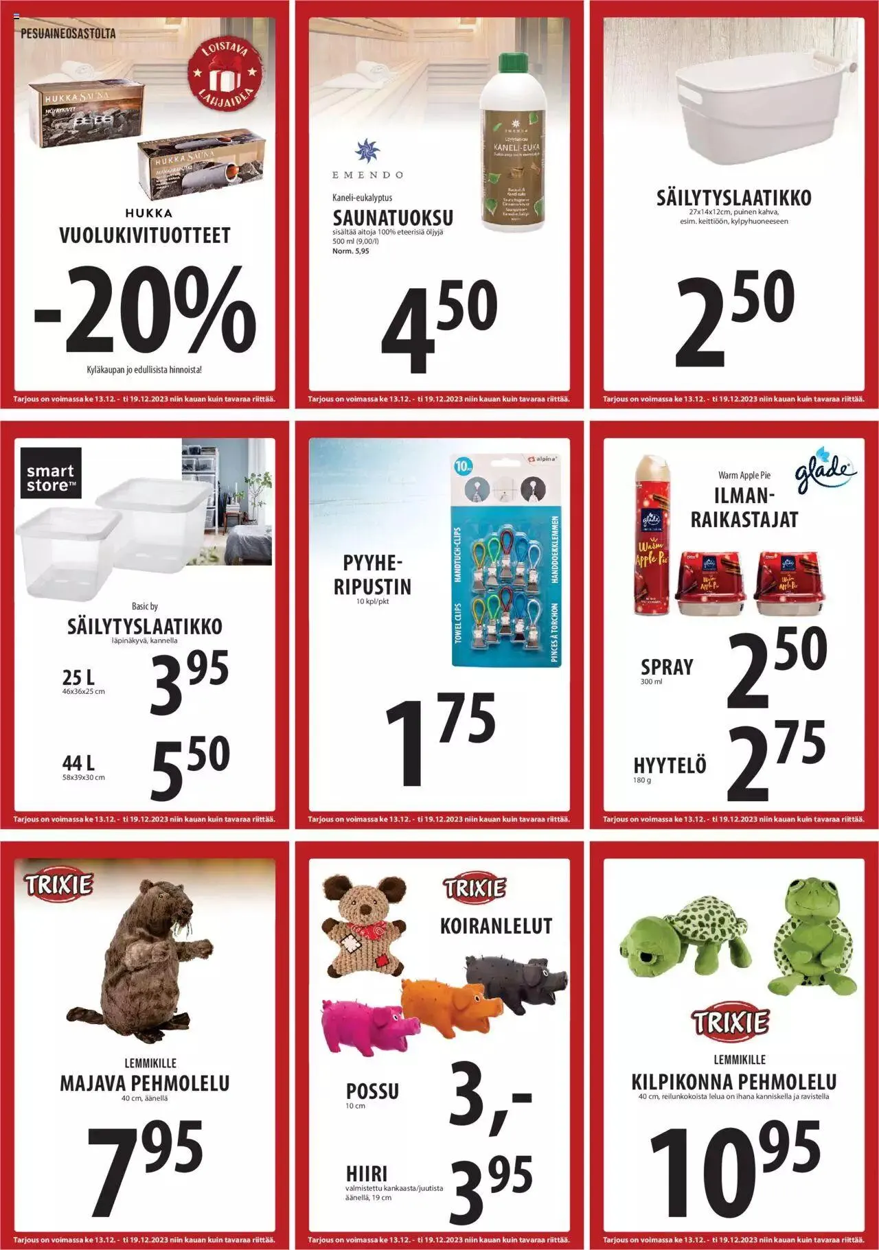 Tuuri tarjoukset voimassa alkaen 13. joulukuuta - 19. joulukuuta 2023 - Tarjouslehti sivu 22
