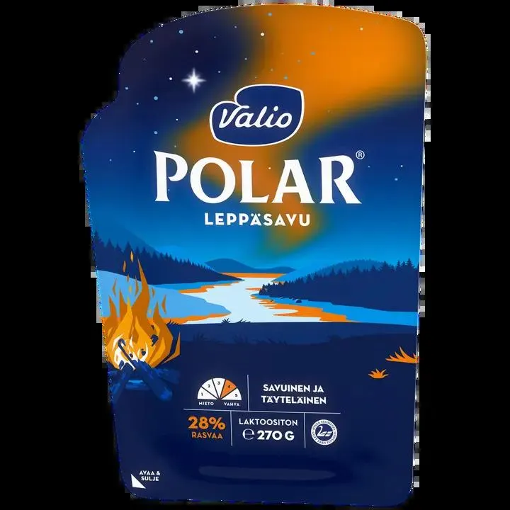 Valio Polar® Leppäsavu e270 g viipale