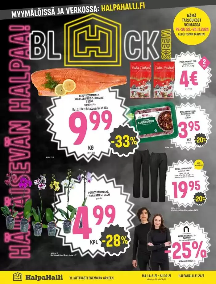 HalpaHalli tarjoukset voimassa alkaen 19. marraskuuta - 3. joulukuuta 2024 - Tarjouslehti sivu 16