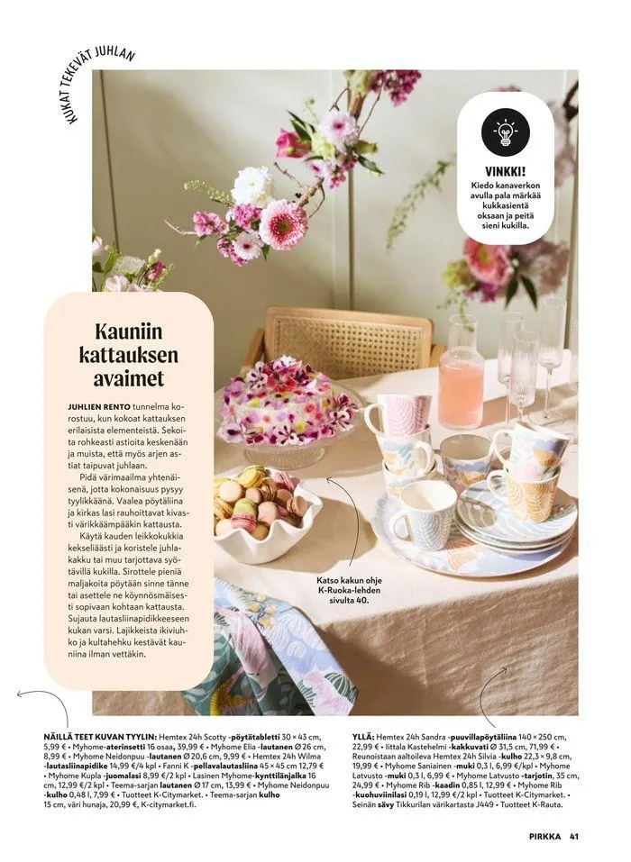 Pirkka 5/2024 voimassa alkaen 24. huhtikuuta - 31. toukokuuta 2024 - Tarjouslehti sivu 43