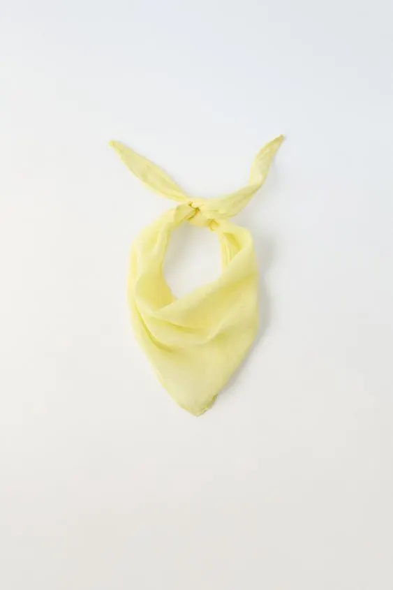 TRUE NEUTRALS PLAIN LINEN NECKERCHIEF
