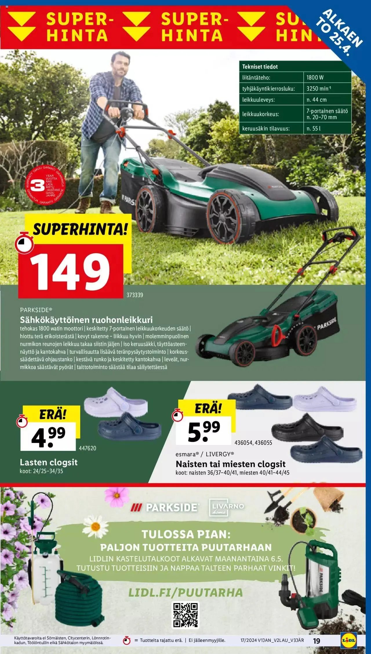 Lidl tarjoukset voimassa alkaen 25. huhtikuuta - 1. toukokuuta 2024 - Tarjouslehti sivu 21