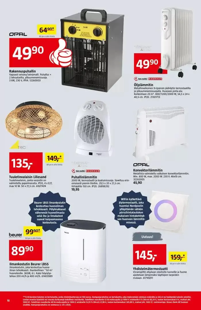 Pienten hintojen puolella voimassa alkaen 24. tammikuuta - 11. helmikuuta 2025 - Tarjouslehti sivu 15
