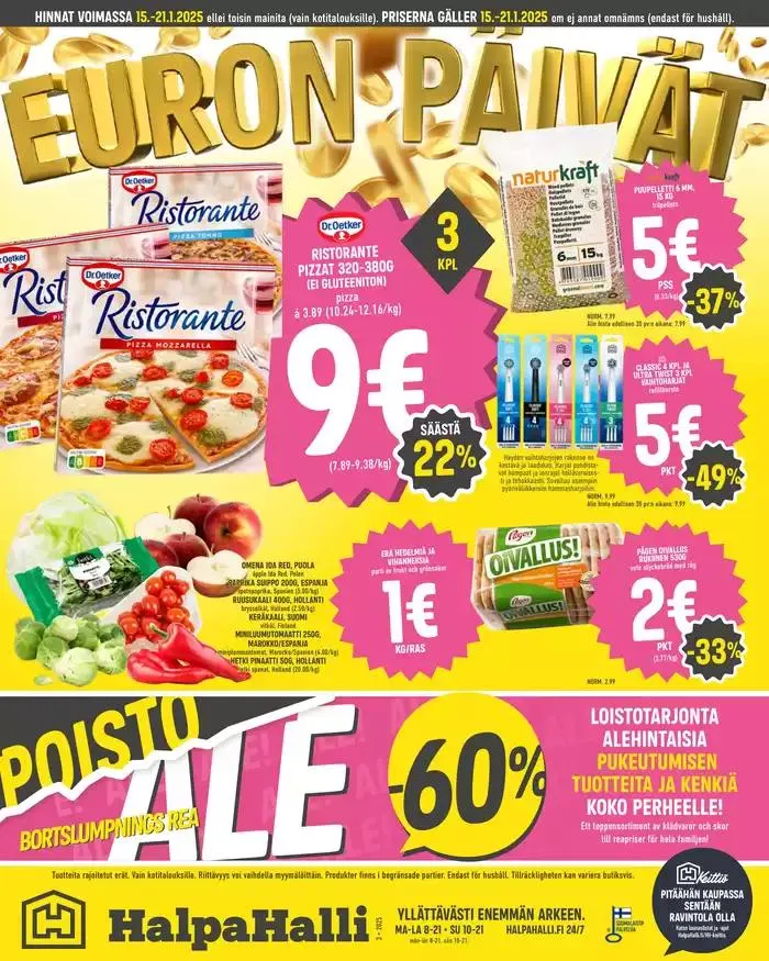 HalpaHalli tarjoukset - 1