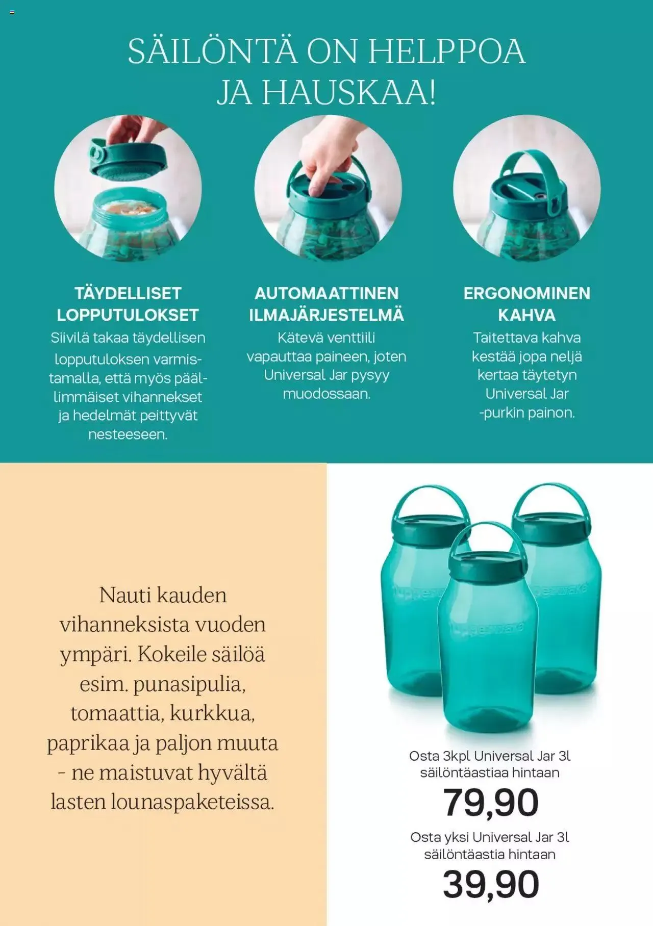 Tupperware tarjoukset - Viikko 32-35 voimassa alkaen 28. elokuuta - 31. joulukuuta 2024 - Tarjouslehti sivu 5