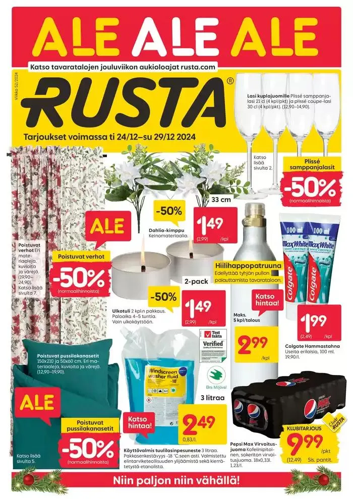 Rusta tarjoukset - 1