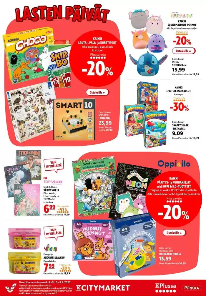 K-citymarket tarjoukset voimassa alkaen 6. helmikuuta - 20. helmikuuta 2025 - Tarjouslehti sivu 19