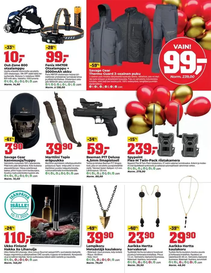 Huippudiilit ja alennukset voimassa alkaen 30. lokakuuta - 13. marraskuuta 2024 - Tarjouslehti sivu 2