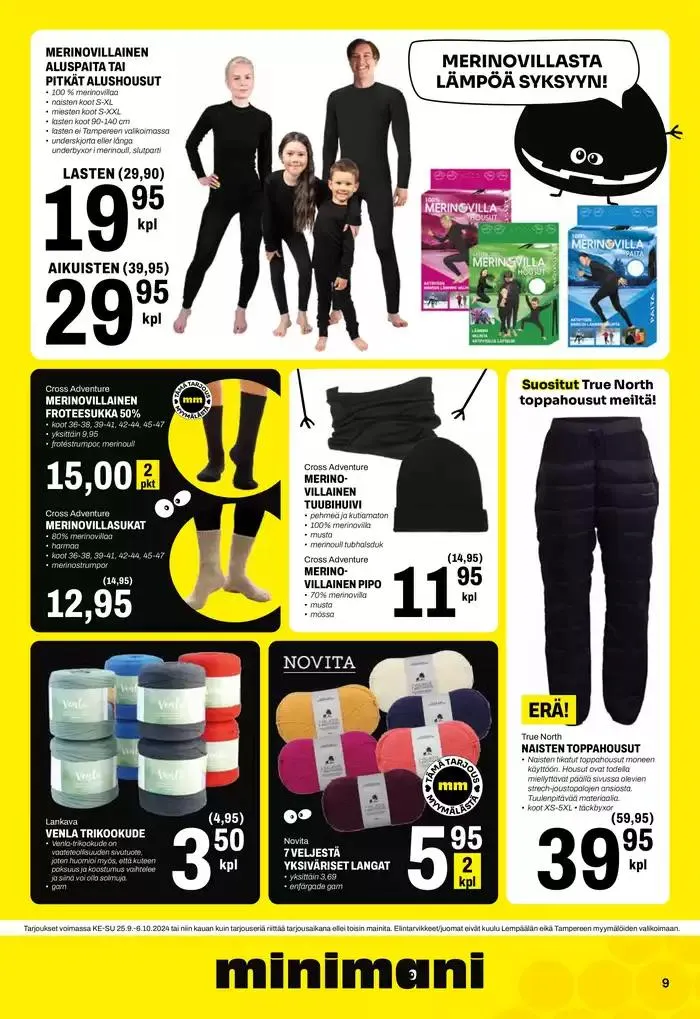 Minimani Yhtiöt Oy voimassa alkaen 26. syyskuuta - 10. lokakuuta 2024 - Tarjouslehti sivu 10