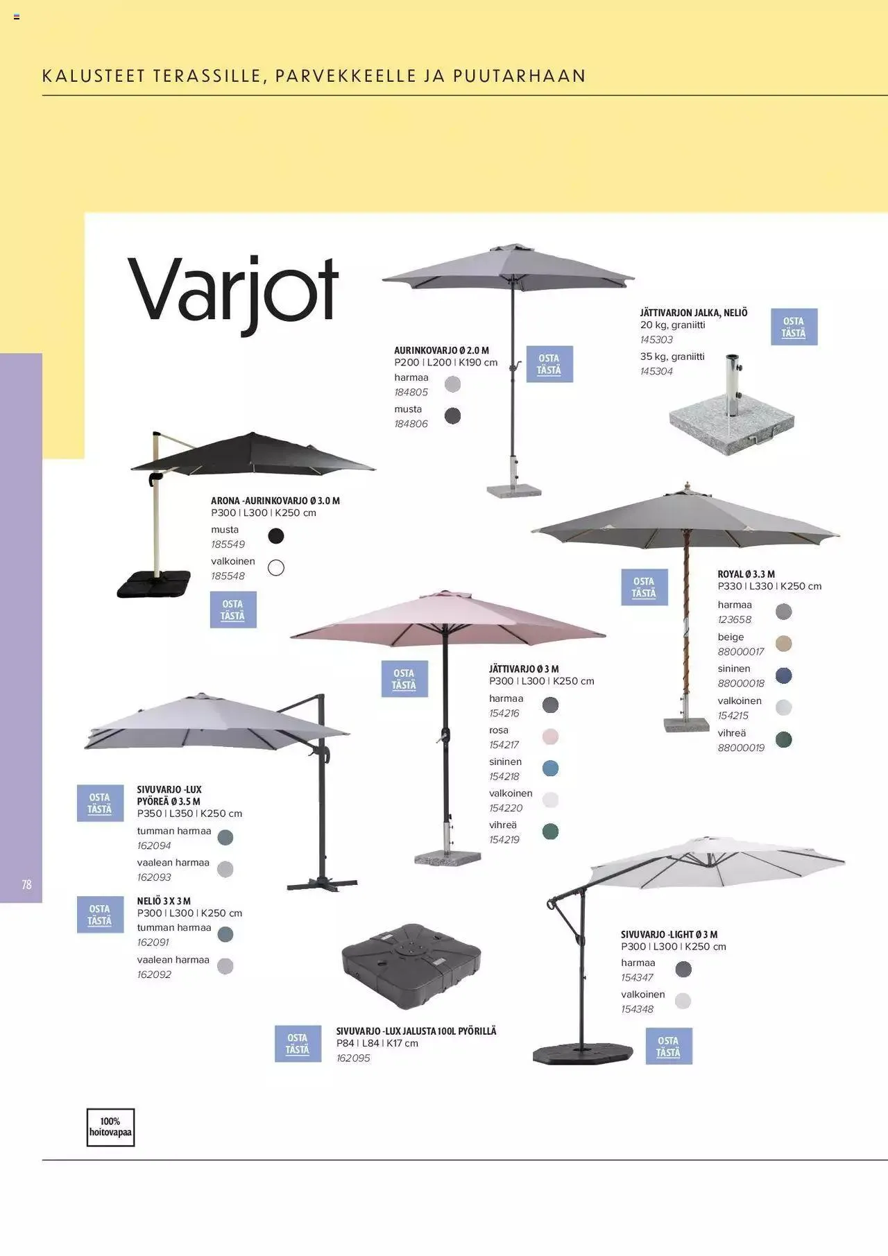 Masku tarjoukset - KESÄ 2024 voimassa alkaen 1. huhtikuuta - 31. joulukuuta 2024 - Tarjouslehti sivu 78