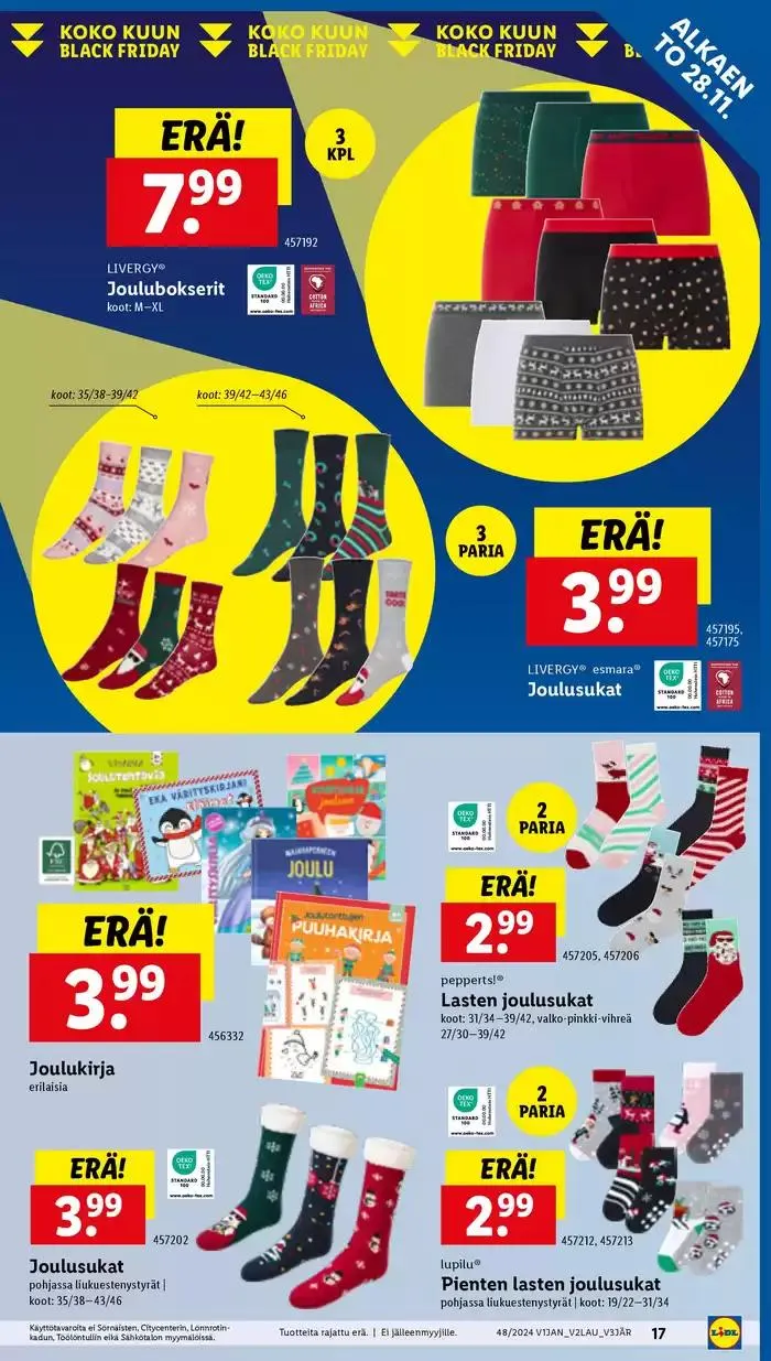 Eksklusiivisia diilejä asiakkaillemme voimassa alkaen 25. marraskuuta - 3. joulukuuta 2024 - Tarjouslehti sivu 19