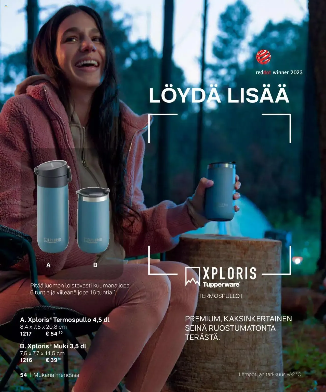 Tupperware tarjoukset Syksy / Talvi 2023-24 voimassa alkaen 29. syyskuuta - 31. joulukuuta 2023 - Tarjouslehti sivu 54