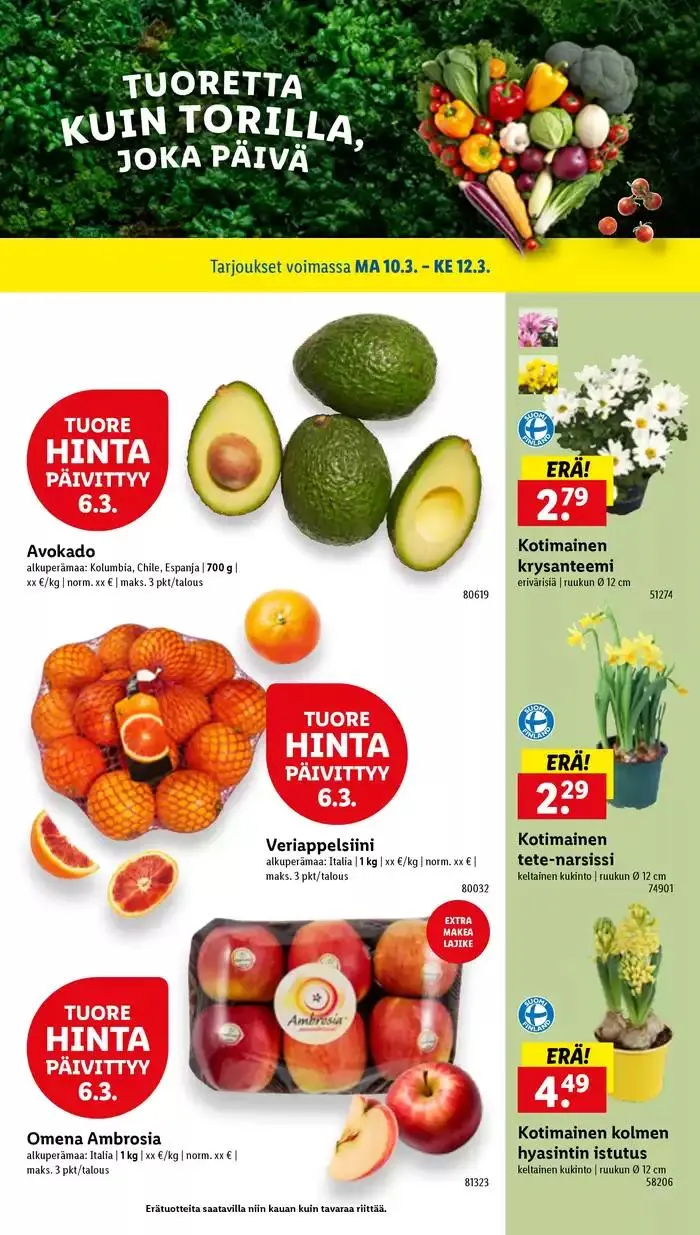 Houkuttelevia erikoistarjouksia kaikille voimassa alkaen 3. maaliskuuta - 12. maaliskuuta 2025 - Tarjouslehti sivu 24