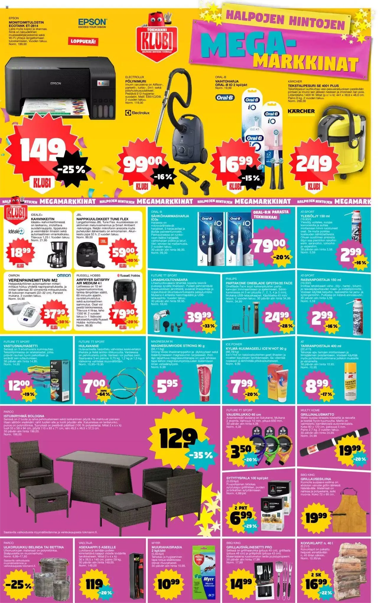 Tokmanni tarjoukset voimassa alkaen 18. maaliskuuta - 24. maaliskuuta 2024 - Tarjouslehti sivu 9