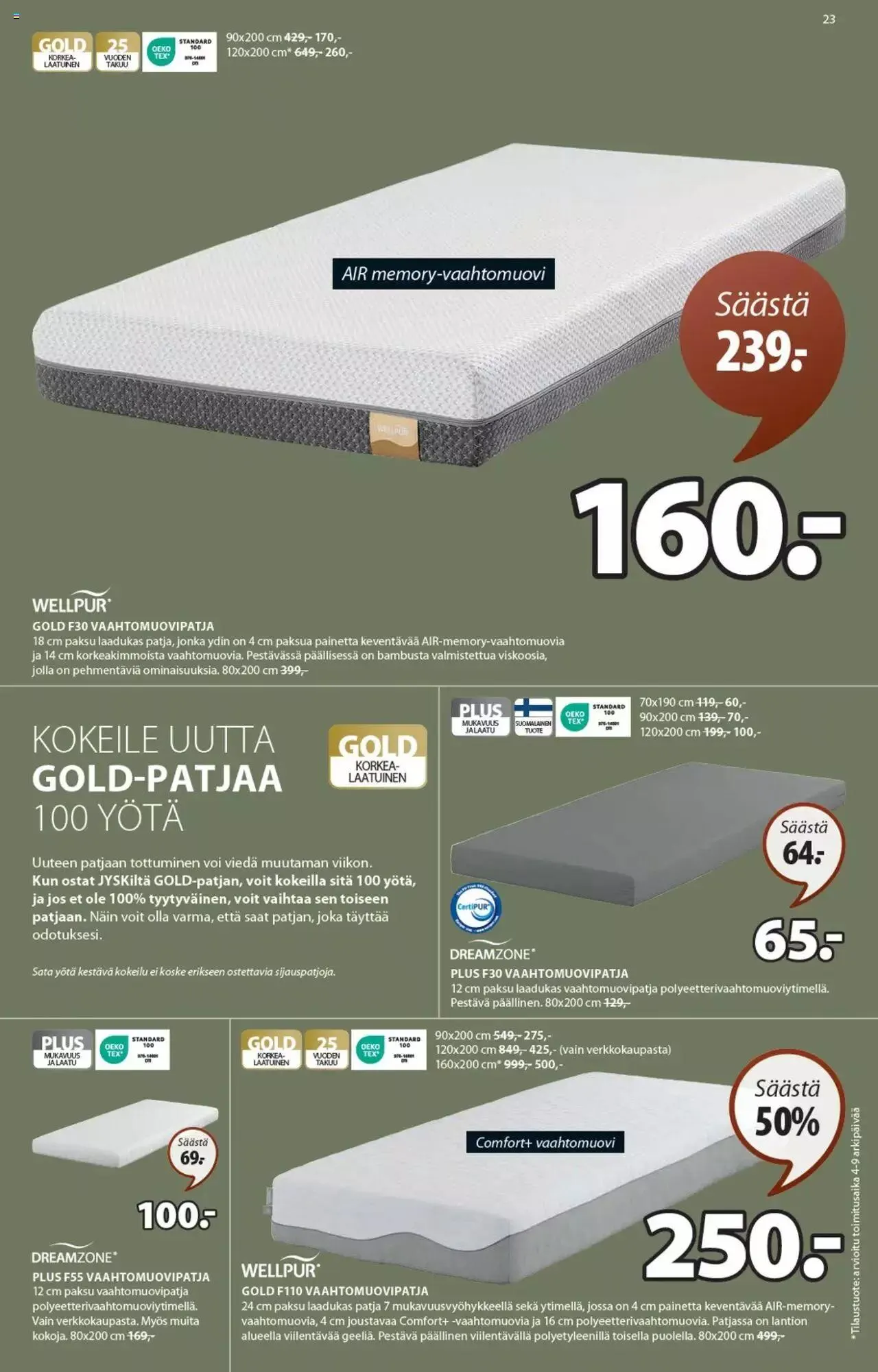 JYSK - Viikon tarjoukset voimassa alkaen 28. elokuuta - 31. joulukuuta 2023 - Tarjouslehti sivu 24