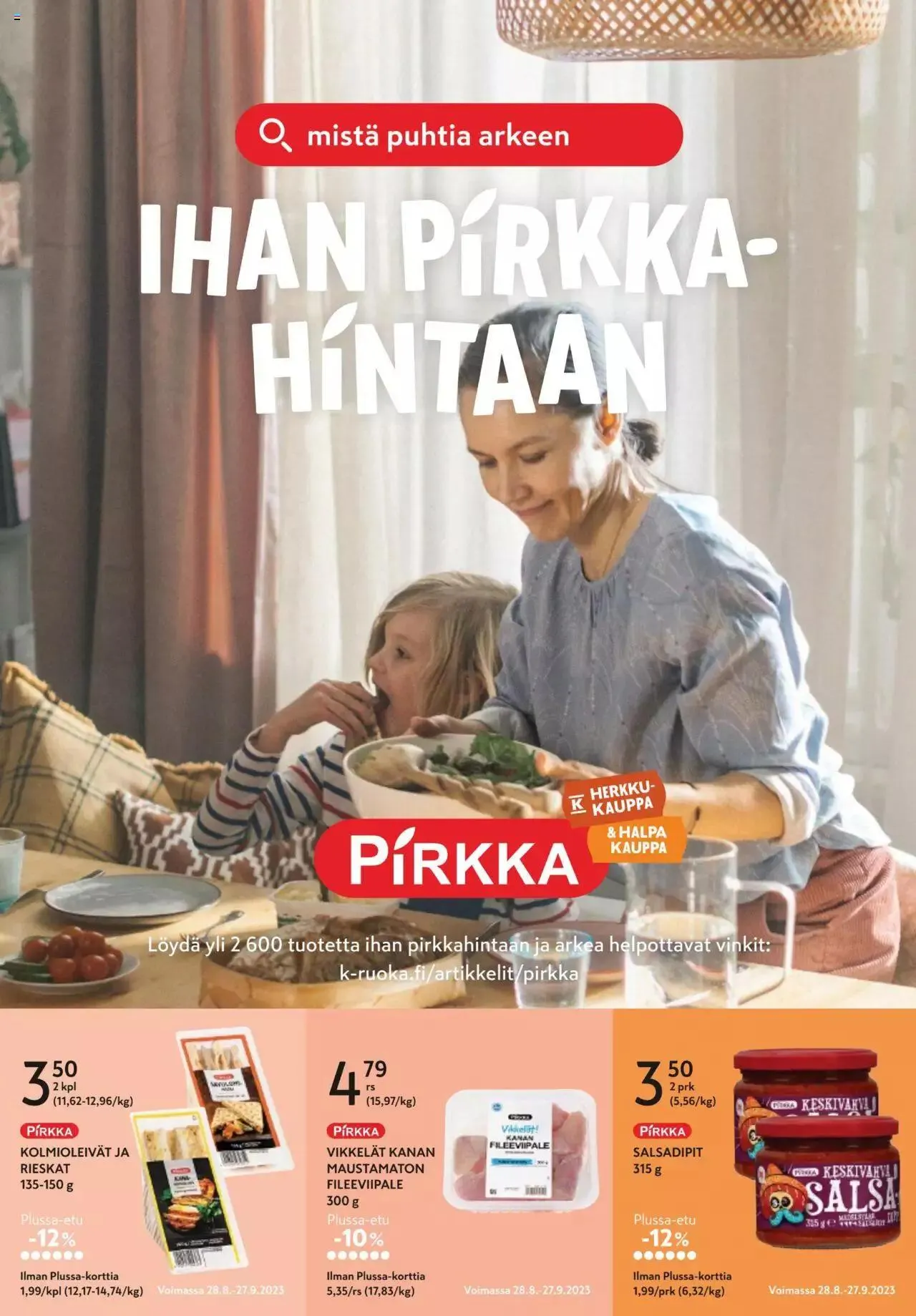 K-Market tarjoukset K-Ruoka 9/2023 voimassa alkaen 30. elokuuta - 3. lokakuuta 2023 - Tarjouslehti sivu 2