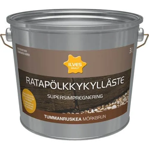 Ilves ratapölkkykylläste 3L tummanruskea