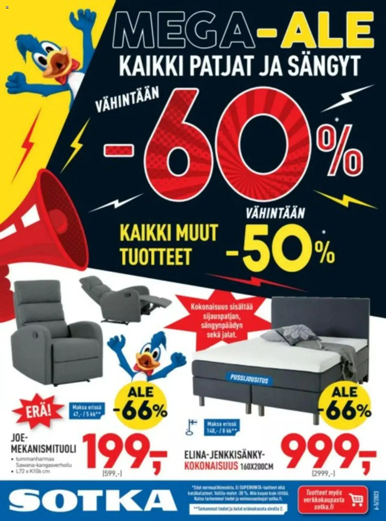 Sotka tarjoukset voimassa alkaen 10. heinäkuuta - 31. joulukuuta 2023 - Tarjouslehti sivu 1