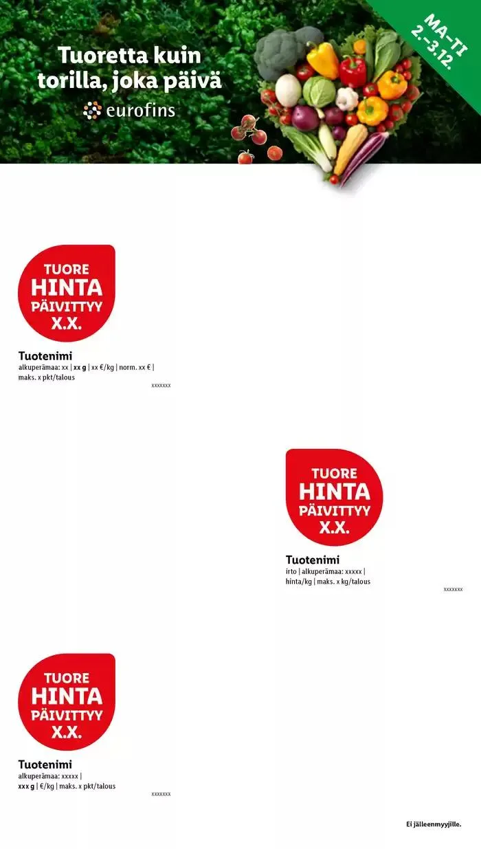 Löydä houkuttelevia tarjouksia voimassa alkaen 25. marraskuuta - 3. joulukuuta 2024 - Tarjouslehti sivu 25