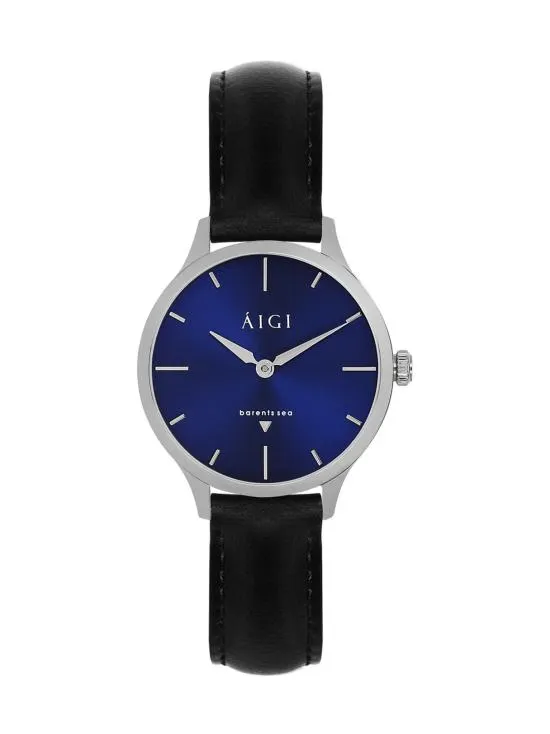 BARENTS SEA 32MM - BLACK LEATHER