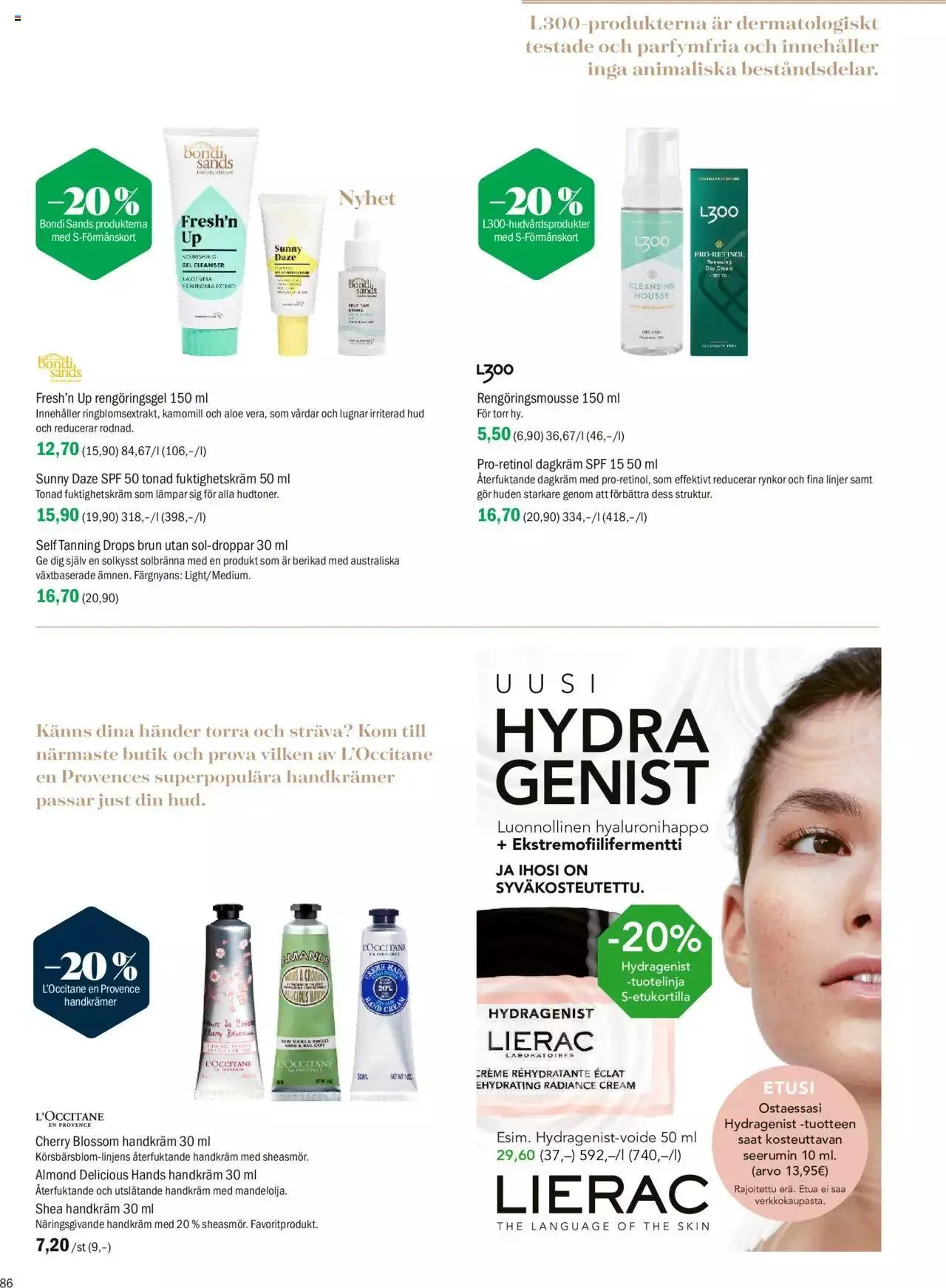 Sokos - Sokos kuvasto ruotsi syyskuu 2023 voimassa alkaen 4. syyskuuta - 8. lokakuuta 2023 - Tarjouslehti sivu 86