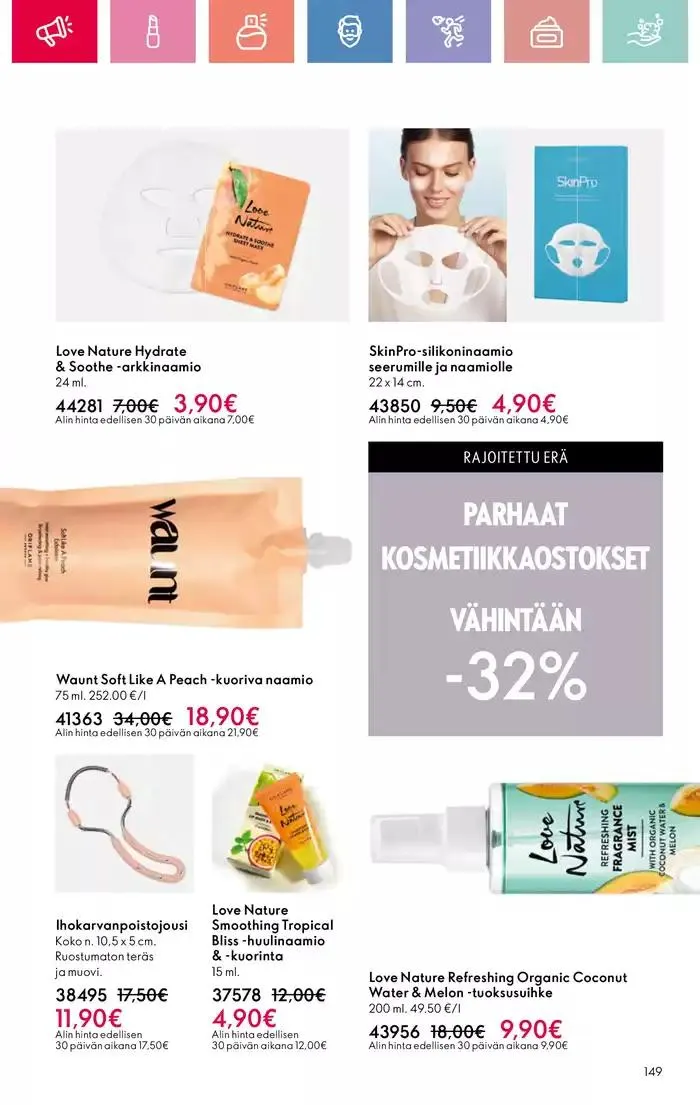 Oriflame tarjoukset voimassa alkaen 9. maaliskuuta - 29. maaliskuuta 2025 - Tarjouslehti sivu 147