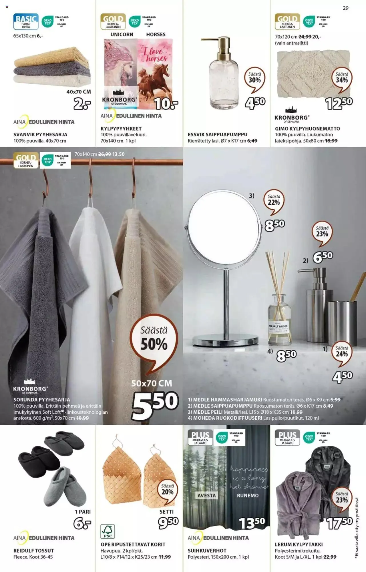 JYSK - Viikon tarjoukset voimassa alkaen 28. elokuuta - 31. joulukuuta 2023 - Tarjouslehti sivu 30