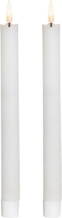 LED-kruunukynttilä 3D liekki 25 cm 2 kpl