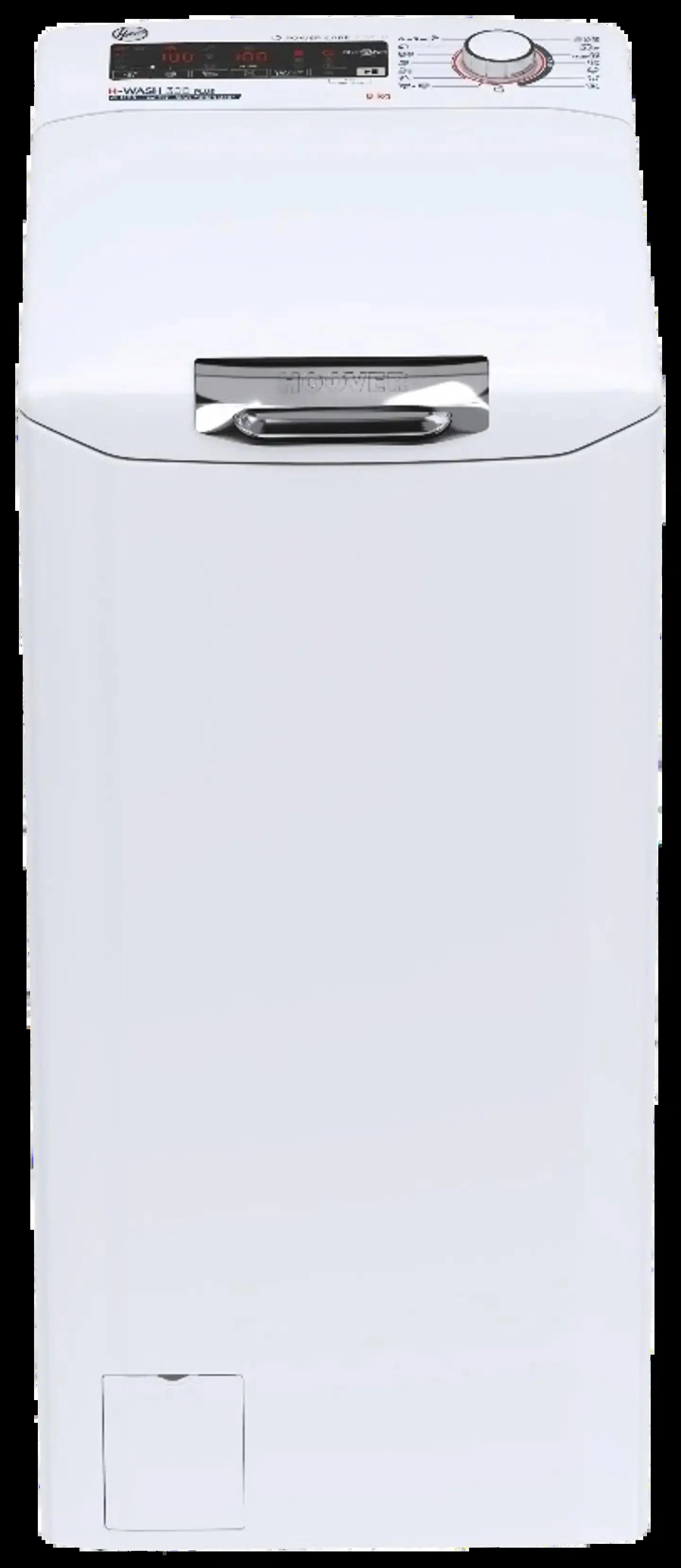 Hoover päältä täytettävä pyykinpesukone H-wash 300+ 8kg valkoinen