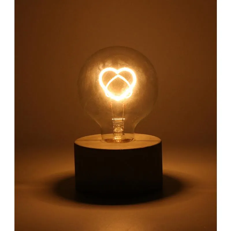 Sementtipöytävalaisin Miny koristeellinen