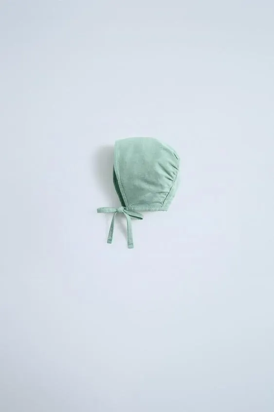 COTTON AND LINEN BONNET
