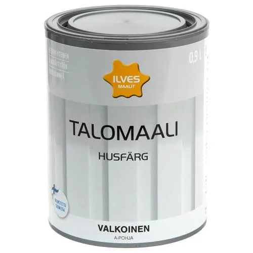 Ilves talomaali 0,9L valkoinen