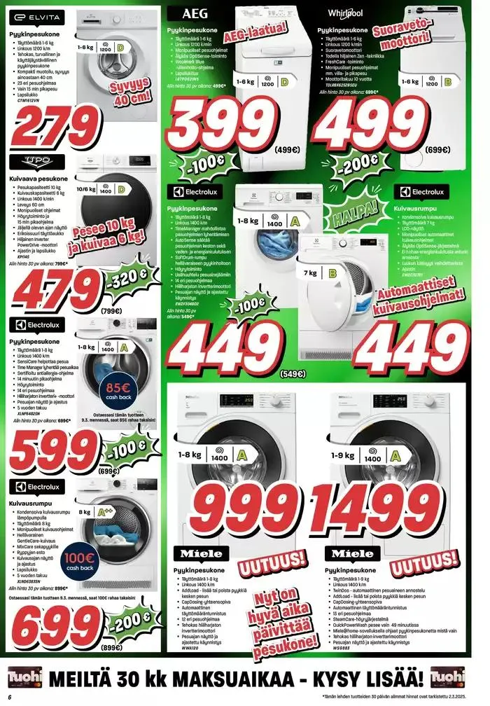 Veikon Kone tarjoukset voimassa alkaen 6. maaliskuuta - 15. maaliskuuta 2025 - Tarjouslehti sivu 6