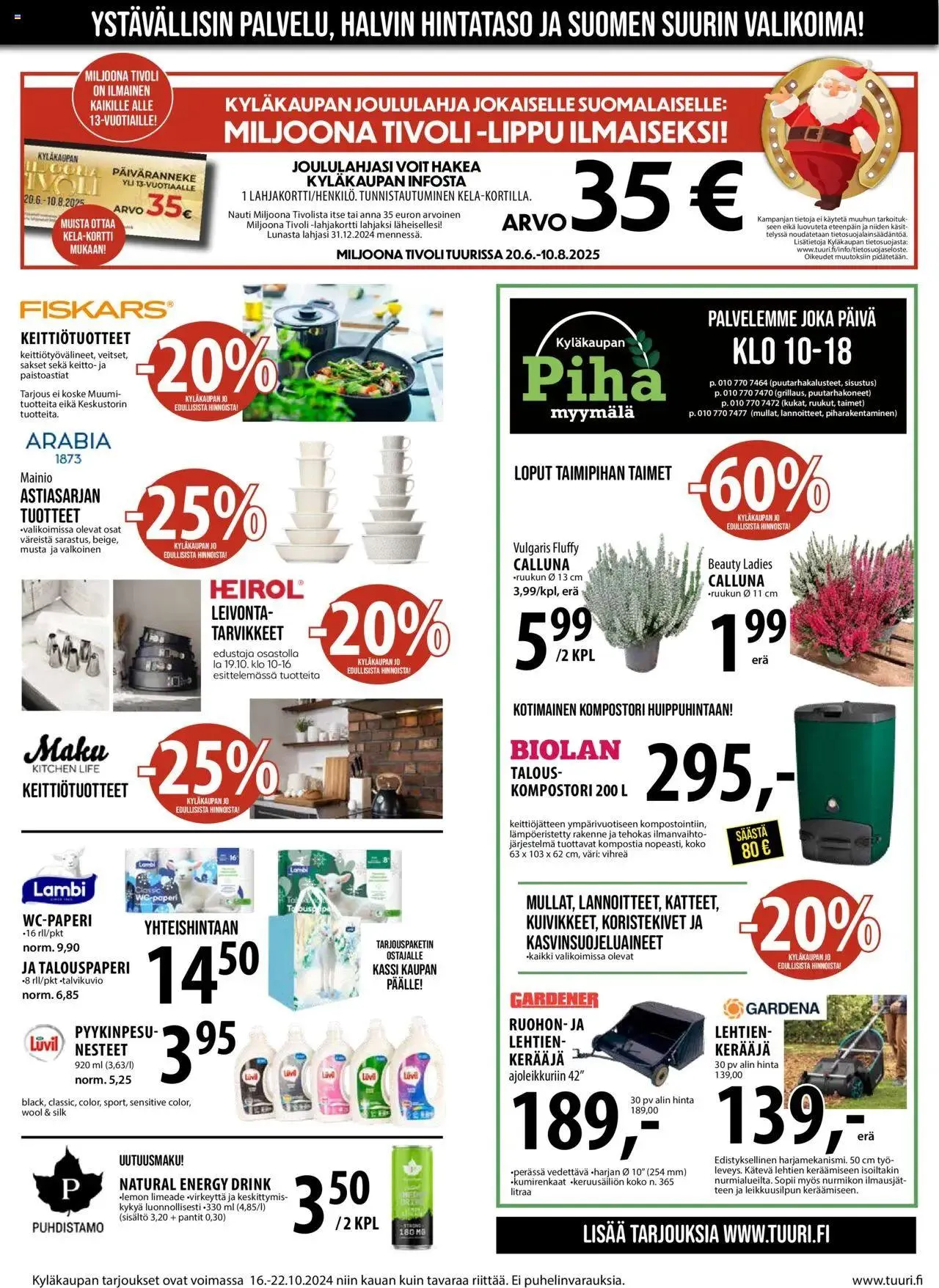 Tuuri tarjoukset voimassa alkaen 16. lokakuuta - 22. lokakuuta 2024 - Tarjouslehti sivu 10