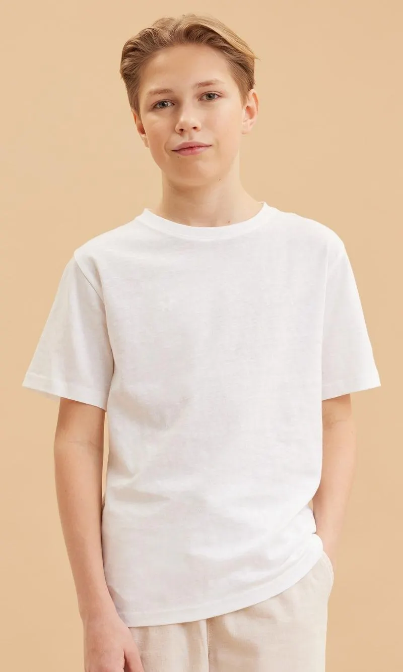 T-paita pellavasekoitetta