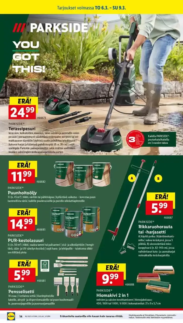 Houkuttelevia erikoistarjouksia kaikille voimassa alkaen 3. maaliskuuta - 12. maaliskuuta 2025 - Tarjouslehti sivu 18