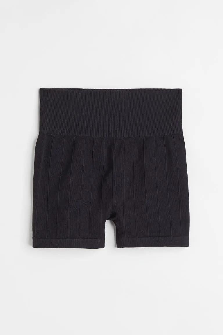 Sømløs treningssykkelshorts