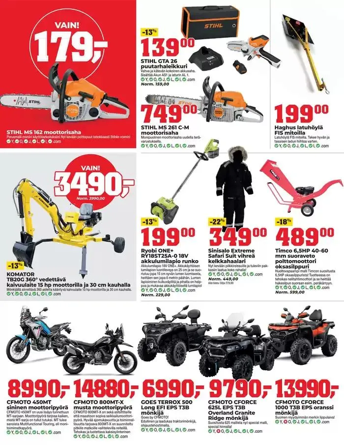 Houkuttelevia erikoistarjouksia kaikille voimassa alkaen 5. maaliskuuta - 18. maaliskuuta 2025 - Tarjouslehti sivu 16