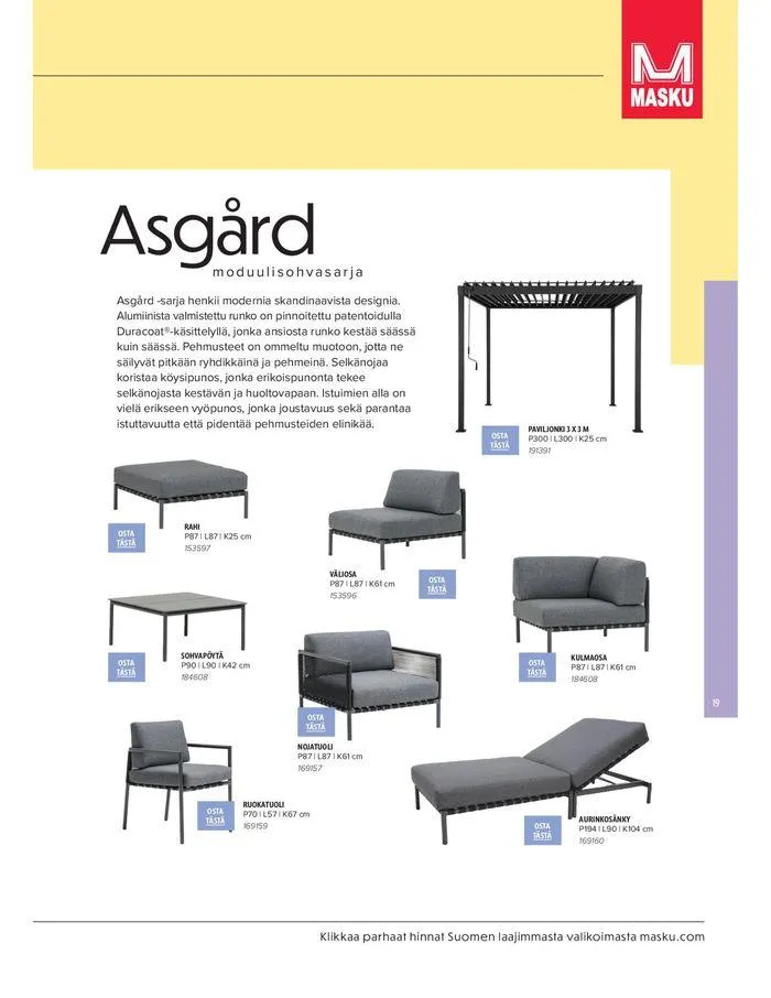 Kesa 2024 voimassa alkaen 20. maaliskuuta - 31. elokuuta 2024 - Tarjouslehti sivu 19