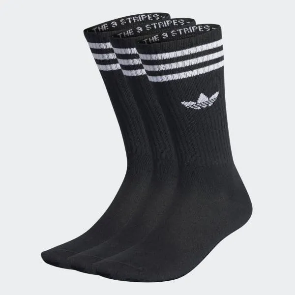 Solid Crew Socks 3 Pairs
