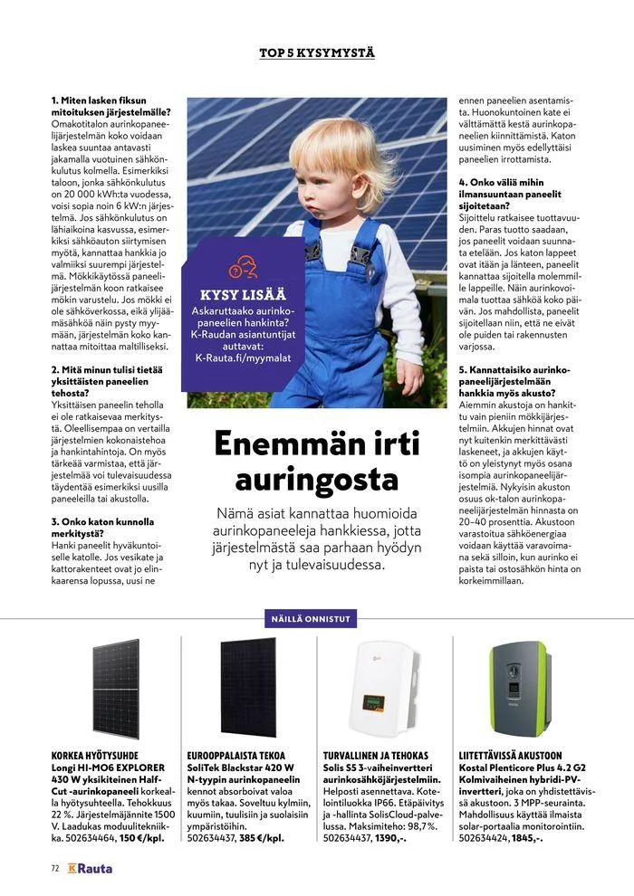 Pihalla 2024 voimassa alkaen 4. huhtikuuta - 31. joulukuuta 2024 - Tarjouslehti sivu 72