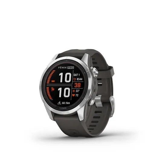 GARMIN FENIX 7S PRO SOLAR ÄLYKELLO GRAPHITE BAND