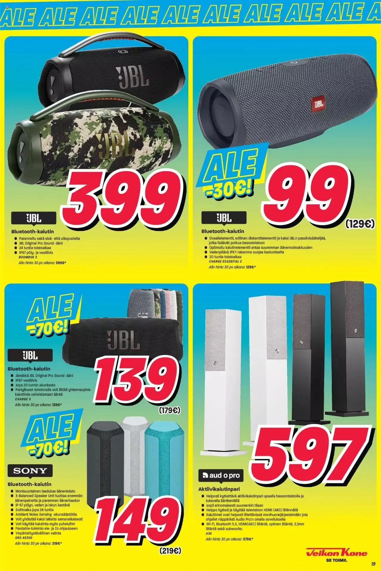 Veikon Kone tarjoukset voimassa alkaen 15. heinäkuuta - 31. joulukuuta 2023 - Tarjouslehti sivu 19