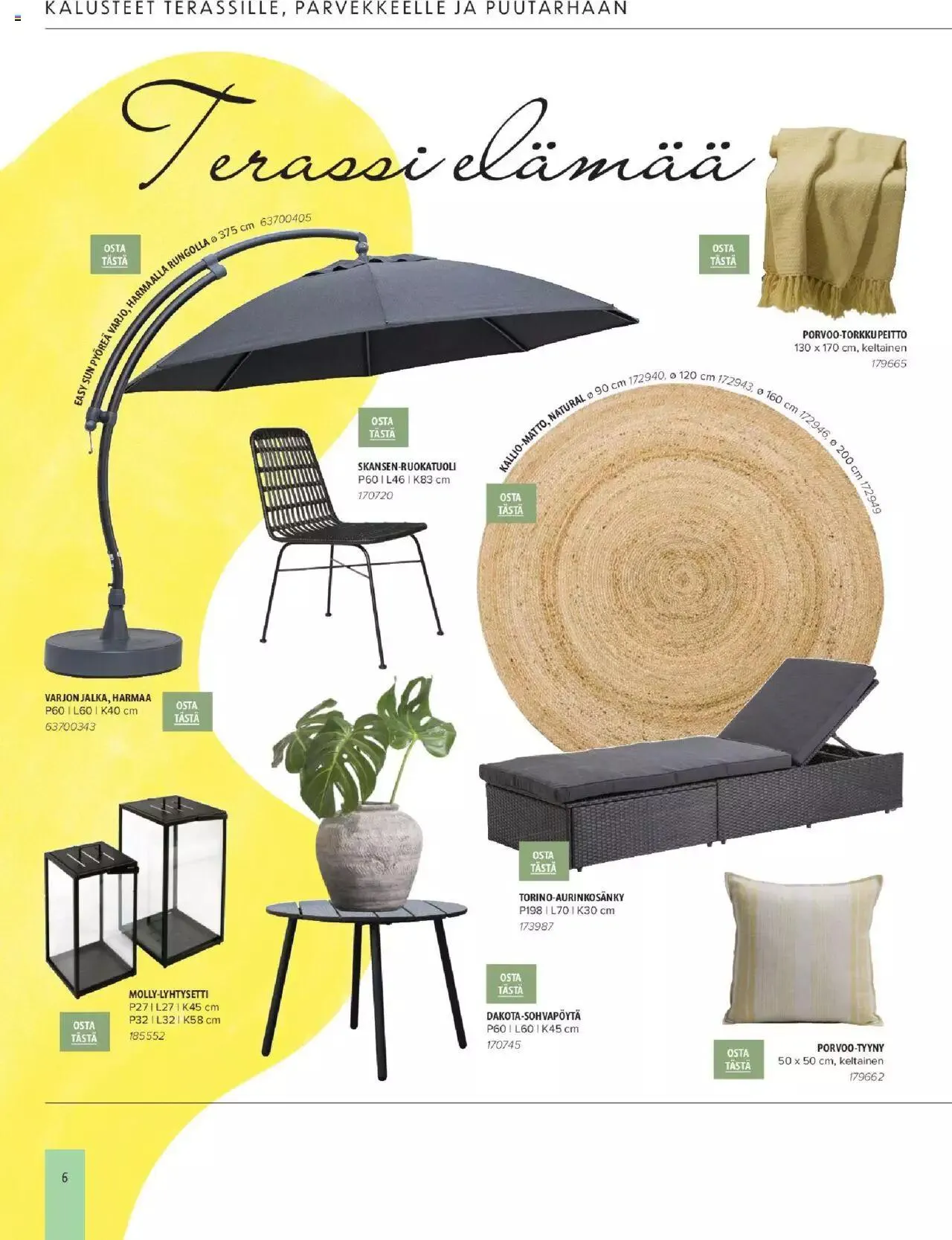 Masku - Kesäkalustekuvasto 2023 voimassa alkaen 10. huhtikuuta - 31. joulukuuta 2023 - Tarjouslehti sivu 6