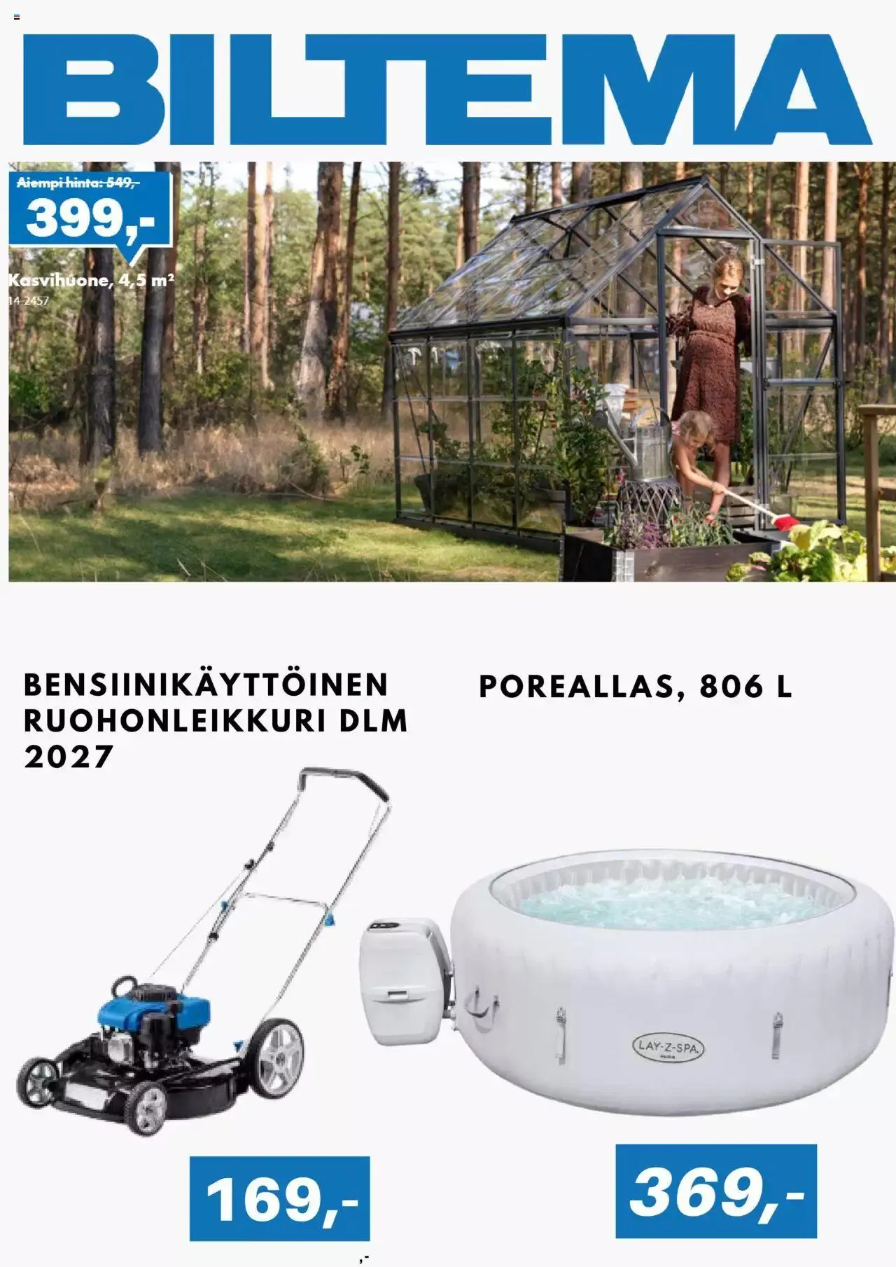 Biltema tarjoukset voimassa alkaen 12. kesäkuuta - 31. joulukuuta 2023 - Tarjouslehti sivu 1