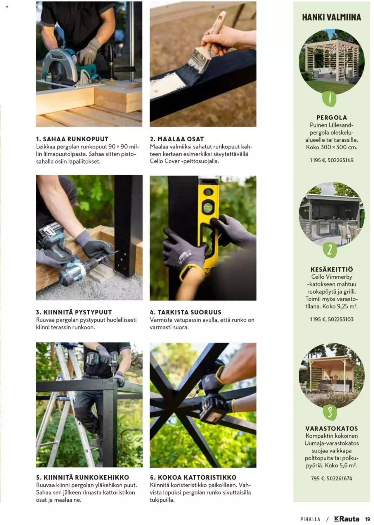K-Rauta - Pihalla 2023 voimassa alkaen 27. maaliskuuta - 31. joulukuuta 2023 - Tarjouslehti sivu 19